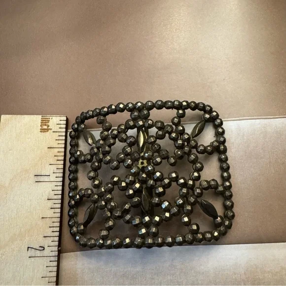 French Cut Steel Antique Shoe Buckle - Picture 7 of 7